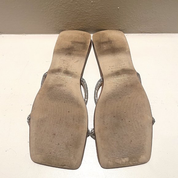 Steve Madden Tan and Silver Sandals - Picture 4 of 5